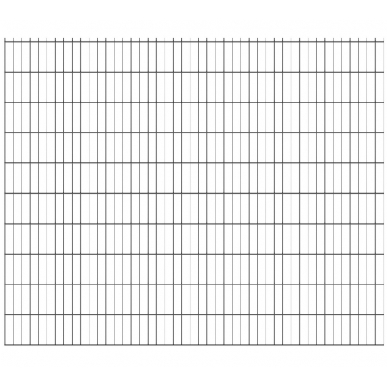 Zváraný plotový panel N2D 2500x2030mm D5/4/5mm antracit - detail 2 - detail 2