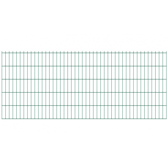 Zváraný plotový panel N2D 2500x1030mm D5/4/5mm zelená - detail 1 - detail 1