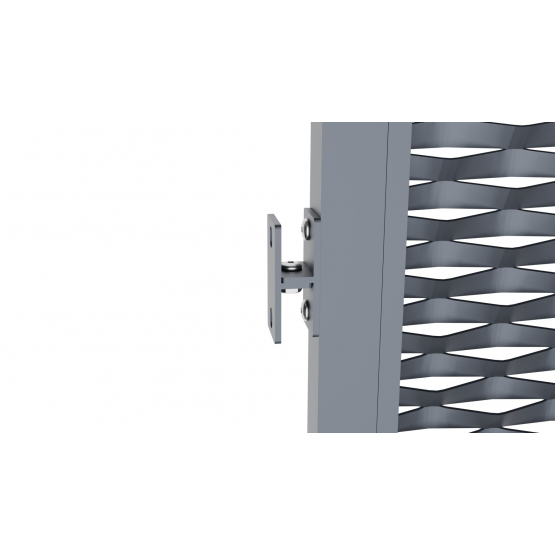 Plotové pole hliníkové 2000x1200mm ťahokov antr. - detail 3 - detail 3