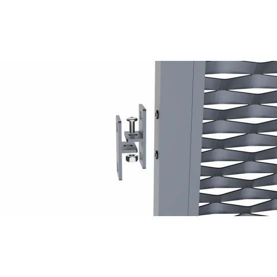 Plotové pole hliníkové 2000x1500mm ťahokov antr. - detail 2 - detail 2