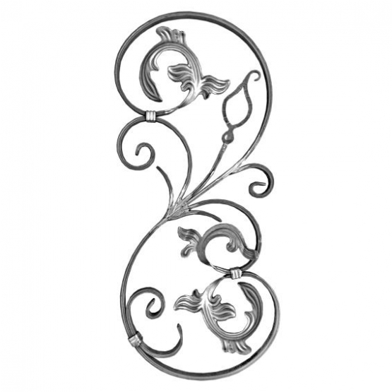 Ornament ľavý 740x320, 16x8mm - detail 1 - detail 1