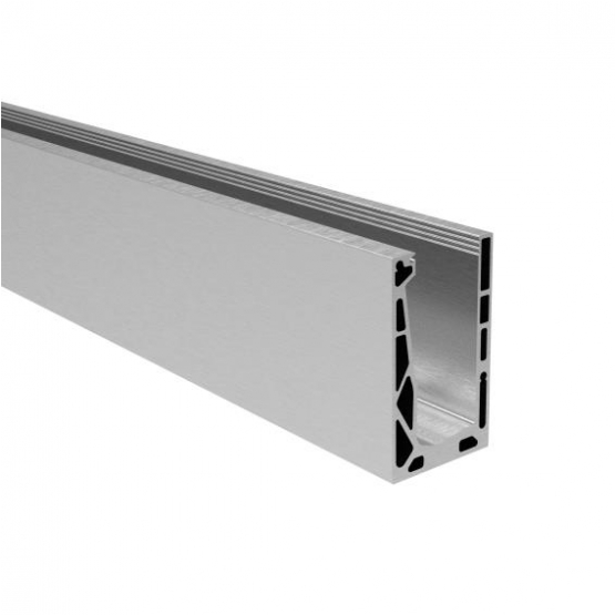 Celosklenené zábradlie-profil dutý-vrchné kotvenie - detail 1 - detail 1