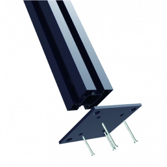 WPC plotový set so stĺpikom 1850mm KASANDRA hnedá HEXAGON - detail 2 - detail 2