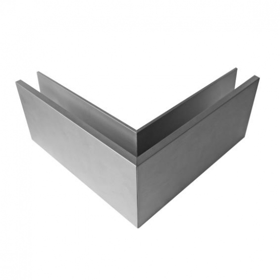 Celosklenené zábradlie-profil-vrchné kotvenie AL/E - detail 2 - detail 2