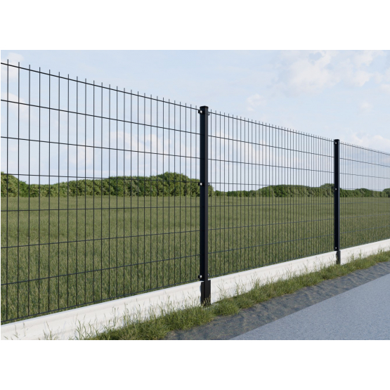 Stĺpik 60x40mm ZnPVC 1800mm čierna matná - detail 1 - detail 1