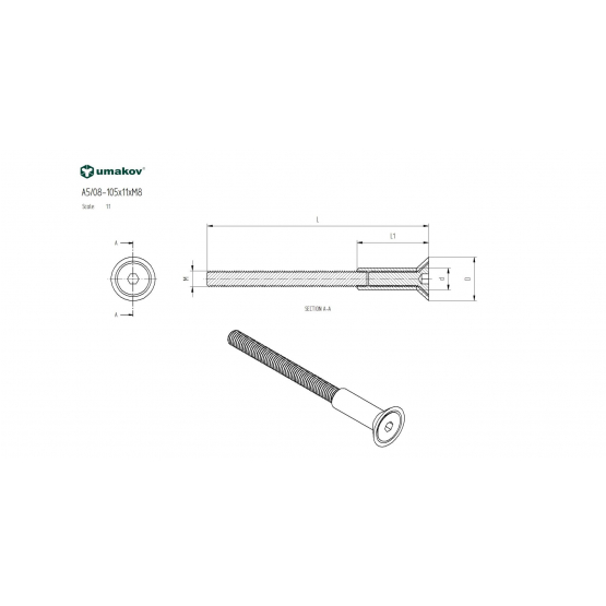 Nerezová kotva - detail 2 - detail 2