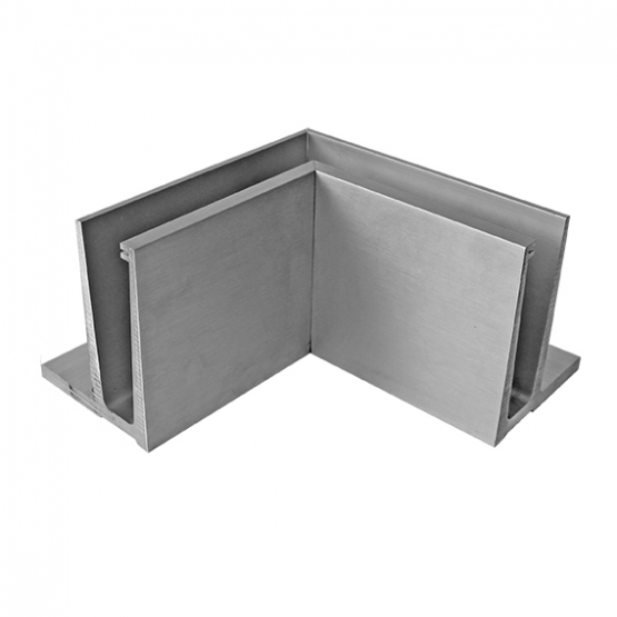 Celosklenené zábradlie-roh. profil-vrchné kotvenie - detail 1 - detail 1