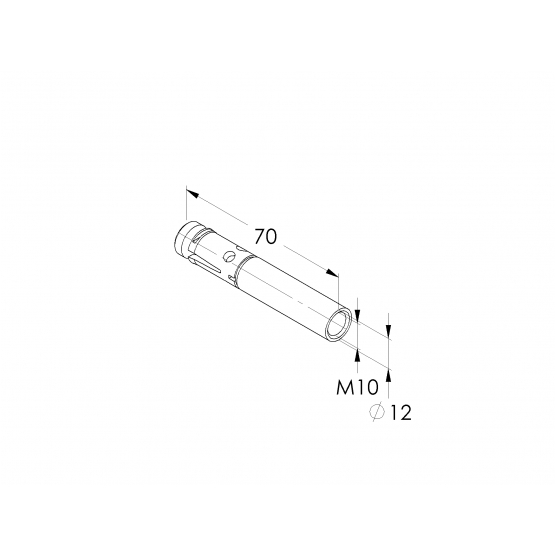 Fixačná kotva s vnútorným závitom FAZ-IG M10 - detail 2 - detail 2