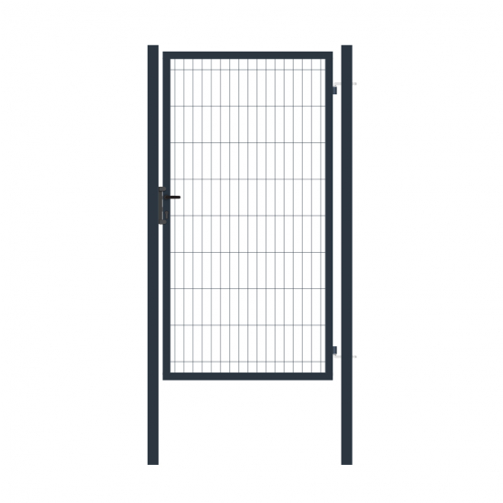 Bránka 1kr. SQUARE ZnPVC 1000x1800mm, antracit - detail 1 - detail 1