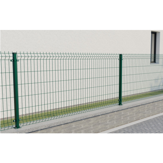 Stĺpik 60x40mm s pätkou ZnPVC 2200mm zelená - detail 2 - detail 2