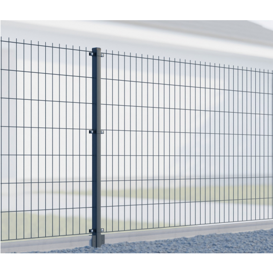 Stĺpik 60x40mm ZnPVC 1400mm antracit - detail 1 - detail 1
