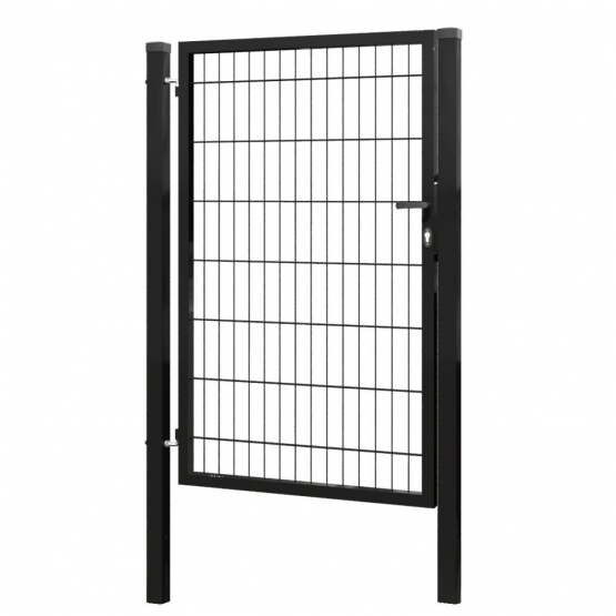 Bránka 1kr. 2D BOX ZnPVC 1000x1500mm RAL 9005 čierna matná - detail 1 - detail 1