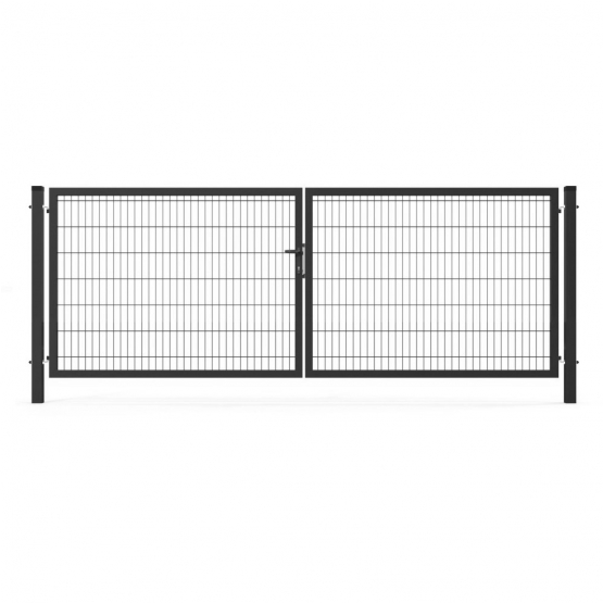 Brána 2kr. 2D BOX ZnPVC 4000x1500mm RAL7016 antracit - detail 1 - detail 1