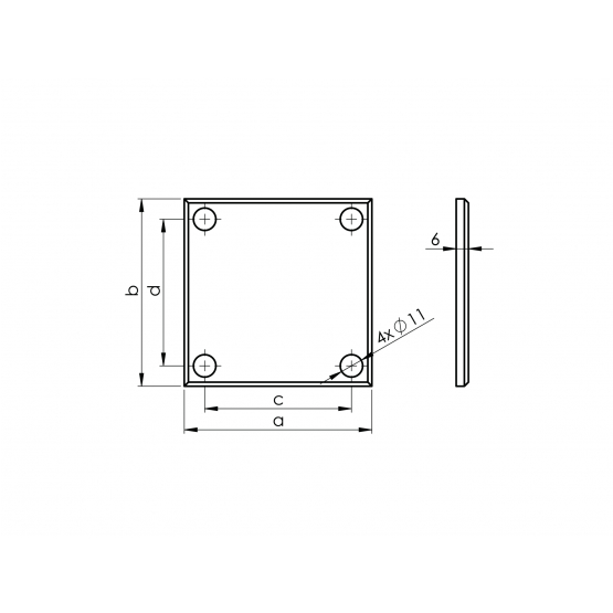Kotvenie vrchné - príruba - detail 2 - detail 2