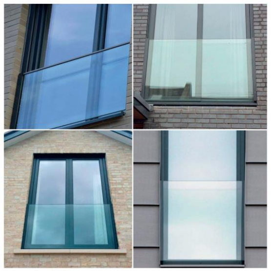 Francúzske okno AL rám bez skla, kotvenie do okna - detail 1 - detail 1