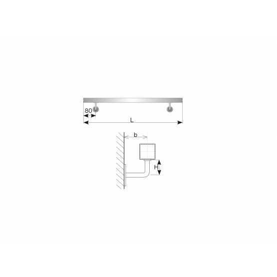 Madlo AISI304, 40x40mm/L3000mm - detail 2 - detail 2