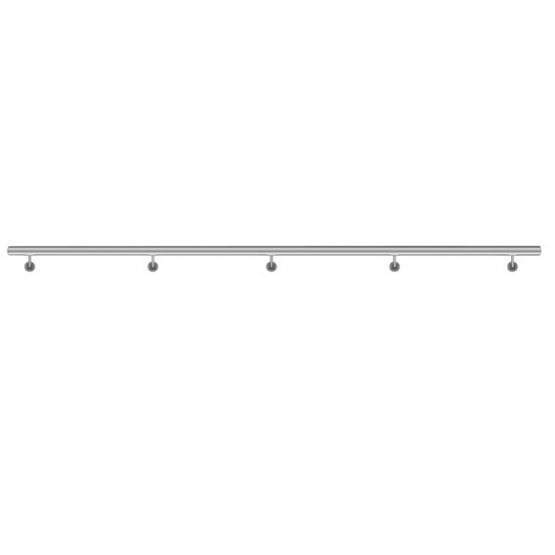 Madlo AISI304, D42,4/L6000mm lesk - detail 2 - detail 2