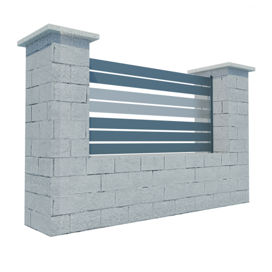 Modulárne Hliníkové oplotenie 925mm TIA 100-A2S - detail 2 - detail 2