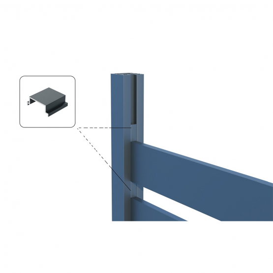 Modulárne Hliníkové oplotenie 925mm TIA 120-A - detail 3 - detail 3