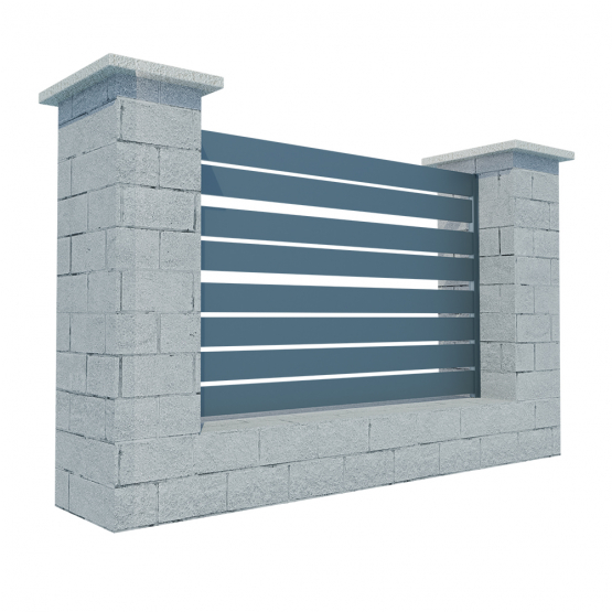 Modulárne Hliníkové oplotenie 1200mm TIA 120-A - detail 2 - detail 2