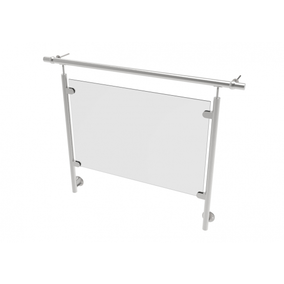 Francúzske okno AISI304, 110x75/10,76 - detail 1 - detail 1