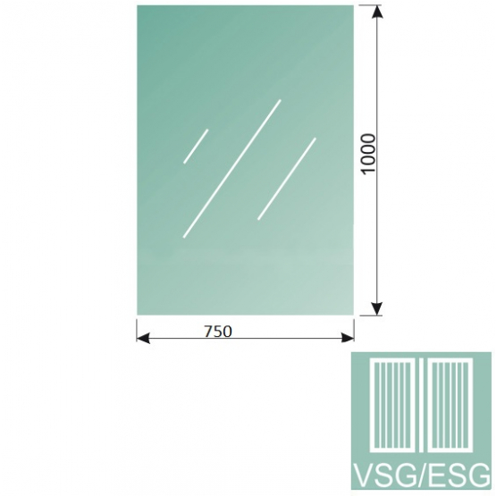 Sklo - číre, kalené, lepené - detail 1 - detail 1