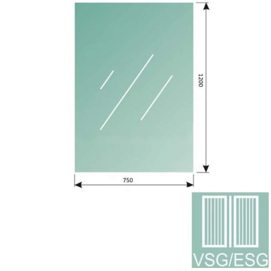 Sklo - číre, kalené, lepené - detail 1 - detail 1