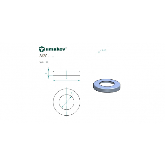 Rozeta nerezová pre stĺpik - detail 2 - detail 2