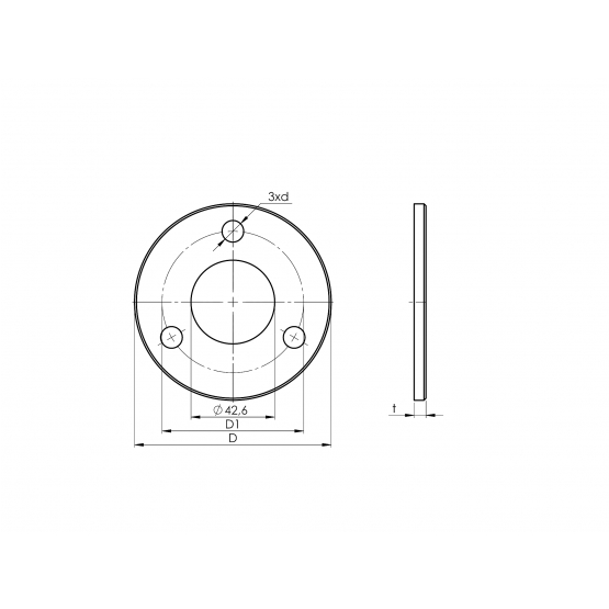 Kotvenie príruba - detail 1 - detail 1