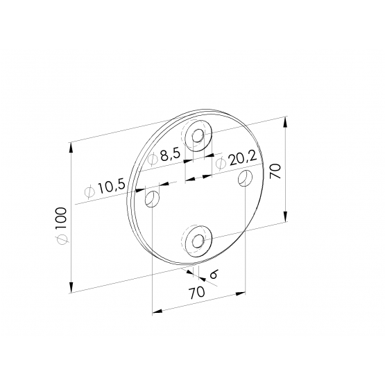 Kotvenie - priruba - detail 1 - detail 1