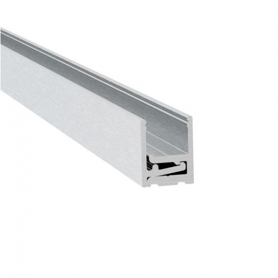 Kovanie - posuvné dvere-lišta+pevné presklenie AL - detail 4 - detail 4