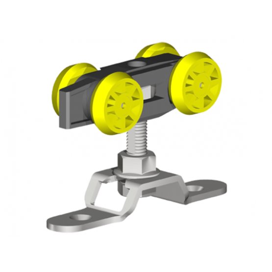 Kovanie pre posuvné dvere - lišta AL 60kg - detail 2 - detail 2