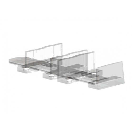 Kovanie pre posuvné dvere - lišta AL 60kg - detail 5 - detail 5