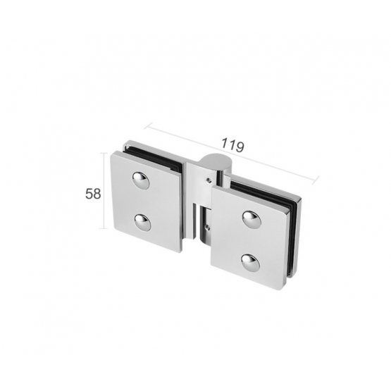 Záves pre sklenené dvere do sprchy - detail 1 - detail 1