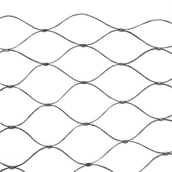 Sieť - lanková výplň - detail 1 - detail 1