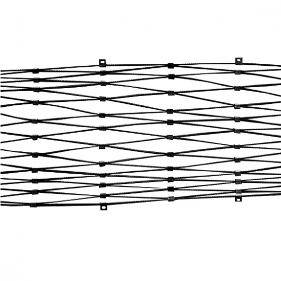 Lanková výplň - sieť - detail 1 - detail 1