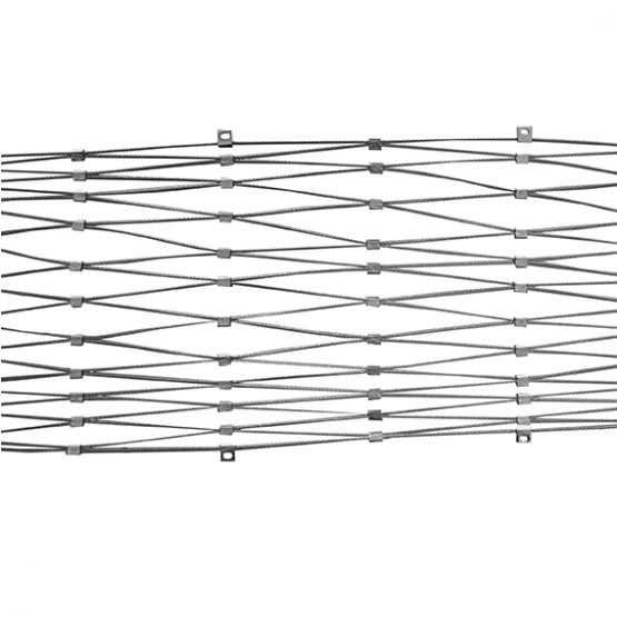 Sieť - lanková výplň - detail 1 - detail 1