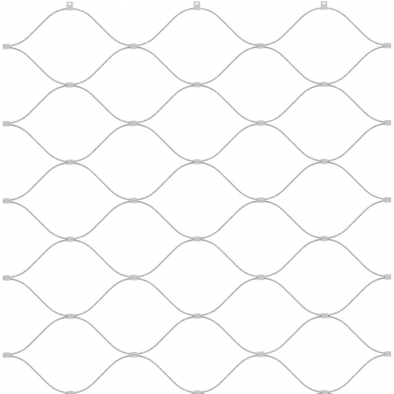 Sieť - lanková výplň - detail 4 - detail 4