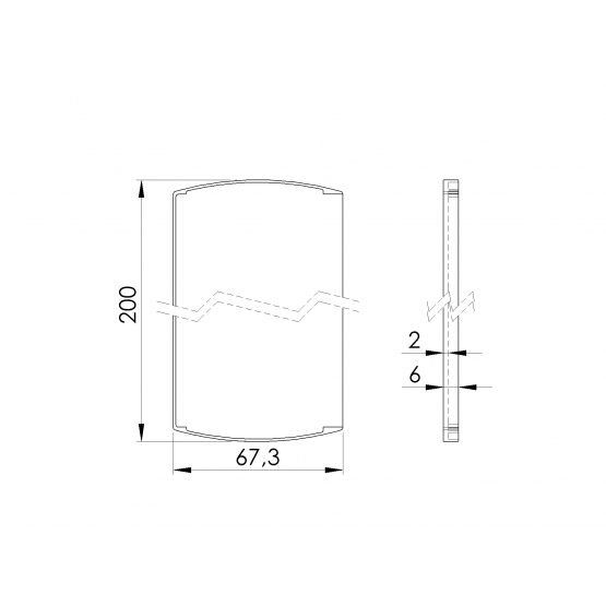 Záslepka pre profil AL/0005-UNO-S-E pre schody - detail 1 - detail 1