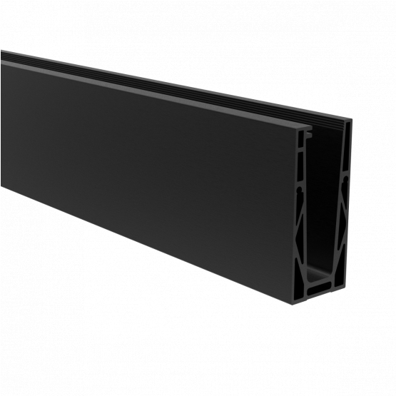 Celosklenené zábradlie-profil dutý-vrchné kotvenie - detail 1 - detail 1