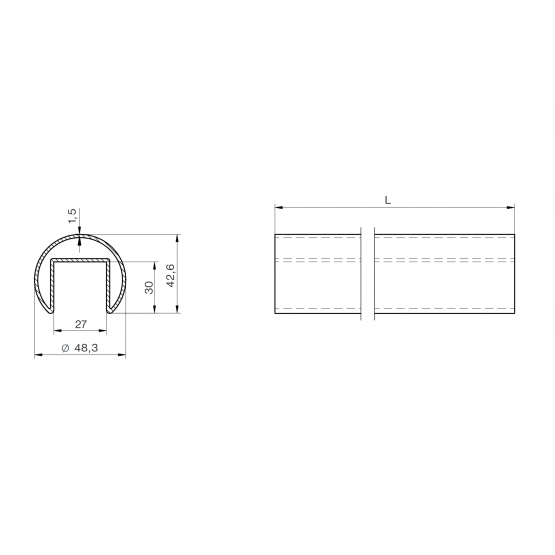 Madlo-držiak skla - detail 2 - detail 2