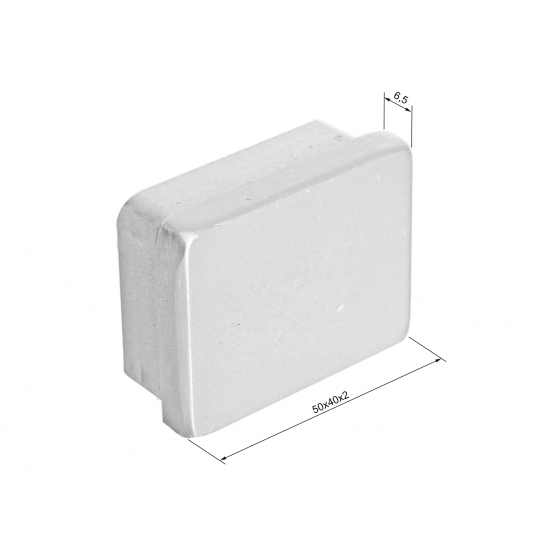 Madlo-držiak skla-záslepka hliníková - detail 3 - detail 3