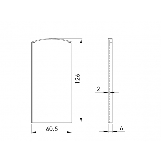 Záslepka pre profil AL/0004-LIGHT-S-E - detail 1 - detail 1