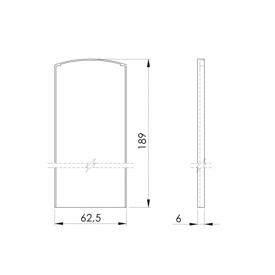 Záslepka pre profil AL/0004-PRO-S-E pre schody - detail 1 - detail 1
