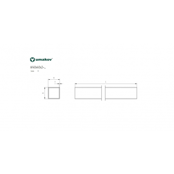 Profil brúsený - detail 1 - detail 1