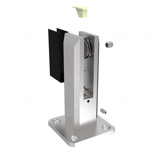 Spigot - kotviaci stĺpik pre sklo - detail 1 - detail 1