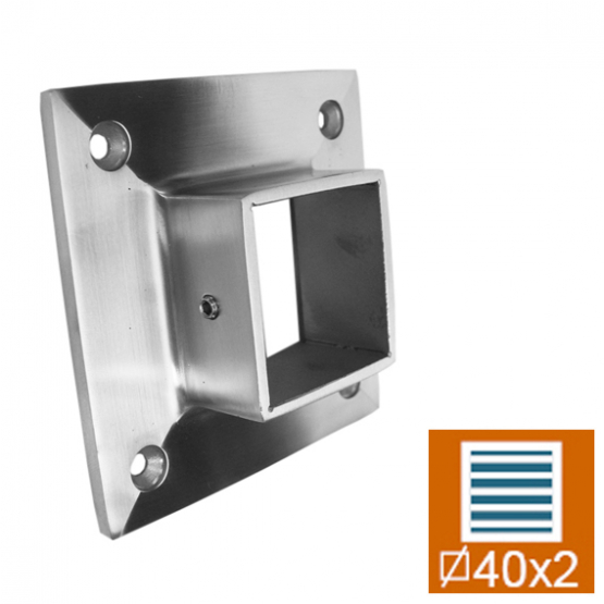 Držiak madla - kotvenie na stenu - detail 1 - detail 1