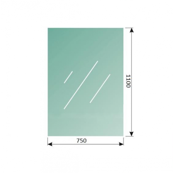 Sklo - číre, lepené - detail 1 - detail 1