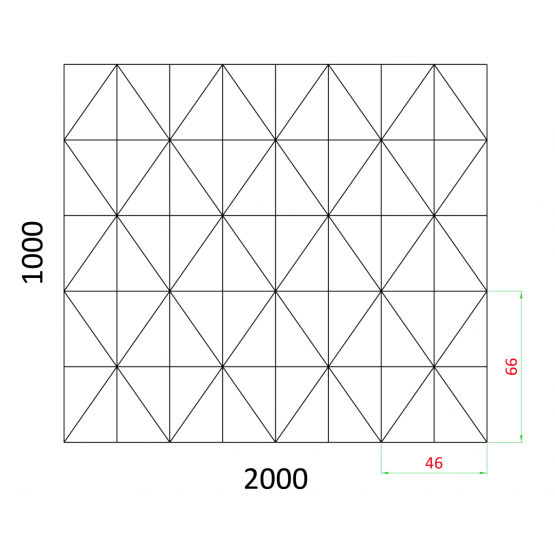 Dizajnový 3D plech, t1,2mm - Zn - detail 1 - detail 1