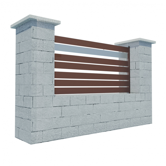 Modulárne Hliníkové oplotenie 925mm TIA 100-H1S - detail 1 - detail 1